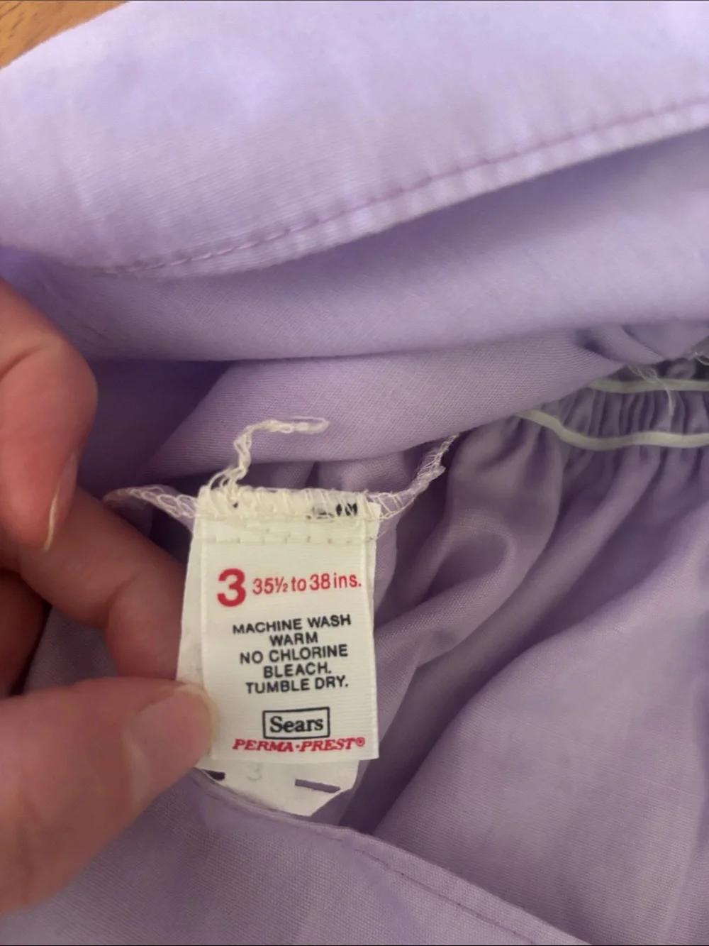 Vintage Sears White Eyelet Ruffle and lavender Sundress